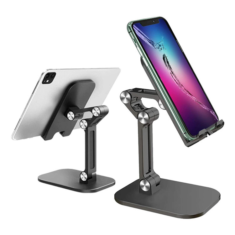 Nyaéta Angle Adjustable Foldable Lazy Mobile Phone Desktop Stand Solusi Ultimate pikeun Nyaman sareng Produktivitas